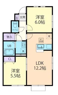 PIACERE A【1階】の間取り
