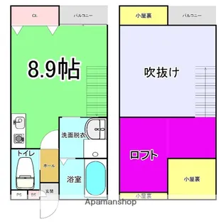 L.Aヴィラ大津【1階】の間取り