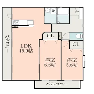 ロイヤルサクシード飛田【3階】の間取り