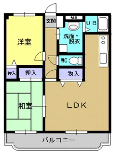 M・ソレイユ【301号室】の間取り