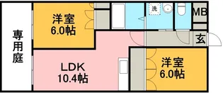 モンブラン【2階】の間取り
