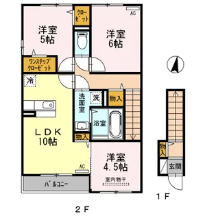 ルミエール【2階】の間取り