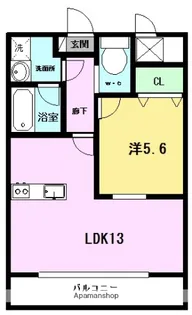 リディエンス光の森東【1階】の間取り