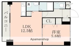 テクノマンション大津【4階】の間取り