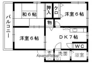 シティハイムグリーン【1階】の間取り