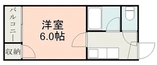 コーポ♯&♭【1階】の間取り