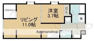 テラーサ参番館【1階】の間取り