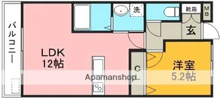 ヨーロピアンシャレー清水万石 壱番館【2階】の間取り