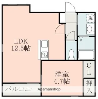DMT OLIVE【2階】の間取り