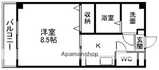 クイーンズタワーソレイユ【5階】の間取り