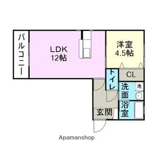 コンフォールソレジオ【2階】の間取り