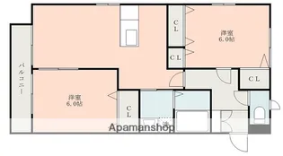 アルル壱番館【2階】の間取り