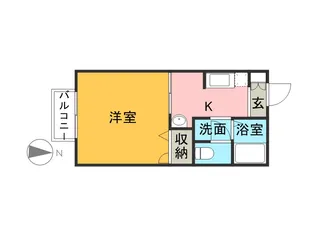 ディアス野口【2階】の間取り