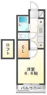 1Kの間取り画像