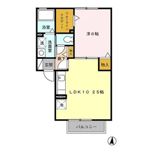 アイ・スリーハイツ【2階】の間取り