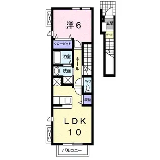 プロムナードⅢ【2階】の間取り