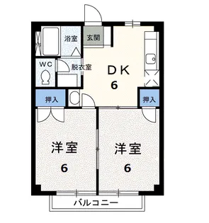 スカイアイランド【2階】の間取り