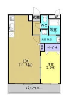 タカトーレジデンス【3階】の間取り