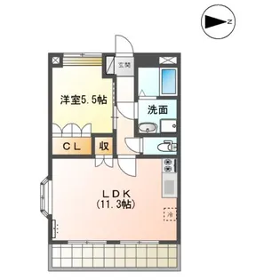BELLE AVENUE【2階】の間取り