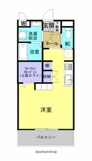 ラフィーネ【2B号室】の間取り