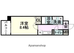 COLAS MIFUNE WEST【5階】の間取り