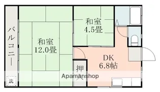 熊本県熊本市南区八分字町【アパート】の間取り