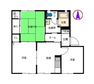 ラフォーレ雅【1階】の間取り