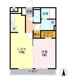 コージーコート【2階】の間取り