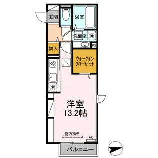 レアール・パレスト【1階】の間取り