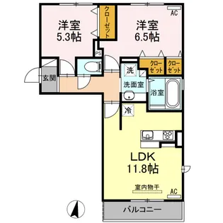 ドレミファーネ【3階】の間取り
