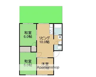 アーバン月出【1階】の間取り