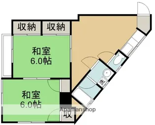 リンデンバウムまつばせ【2階】の間取り