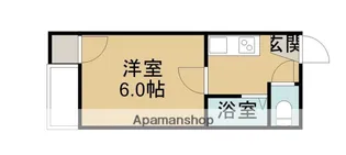 パレイシャル菊池【105号室】の間取り