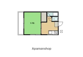 古庄アパート【10号室】の間取り