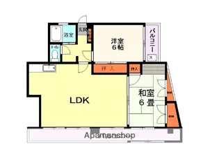熊本県熊本市東区健軍3丁目【マンション】の間取り