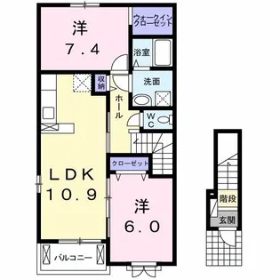 LEGAZONⅡ【2階】の間取り