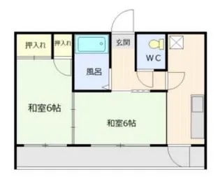 アルモ九品寺【3階】の間取り