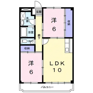 オークヒル本田【2階】の間取り