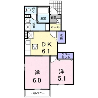 ラッフィナート モーデ【1階】の間取り