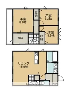 (セキスイ)AILE【1階】の間取り