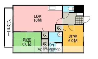 サンガーデン弓削【B202号室】の間取り