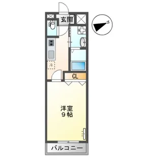 クオリティパレス【306号室】の間取り