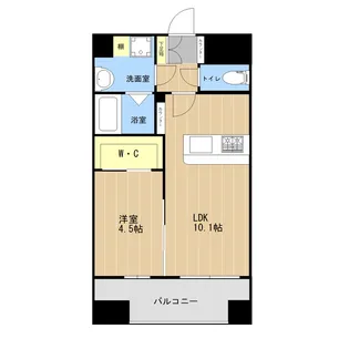 LIBTH九品寺Ⅱ【12階】の間取り