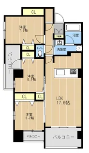 S.PROUD水前寺駅前【2階】の間取り