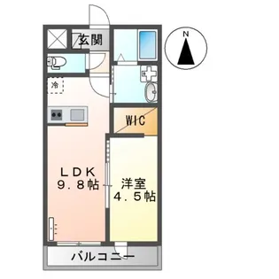 PLUMA BRANCA【1階】の間取り