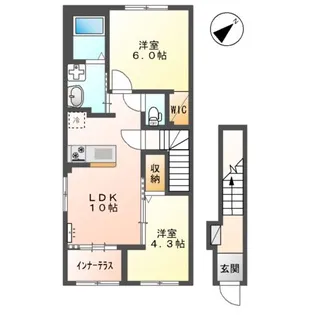LE.LIEN広崎【2階】の間取り