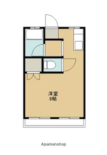 オリエントハイム新生【302号室】の間取り