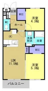 ARTH平松【306号室】の間取り
