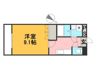 ルーエンハイム【206号室】の間取り