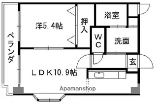 パルエースFUJI【2階】の間取り